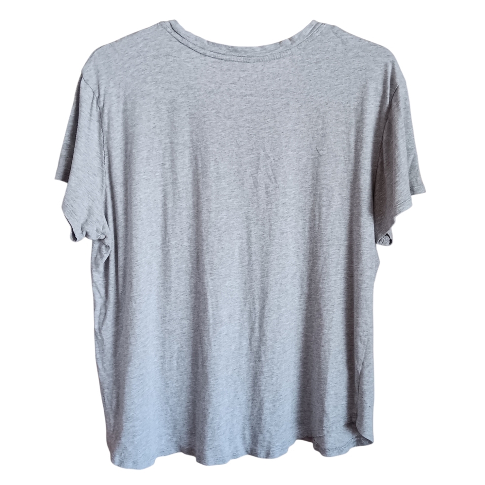 Reebok Gray Women's Short Sleeved T-Shirt Size XL - Picture 3 of 4